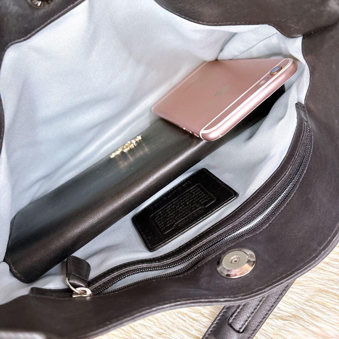 ご*ま様 ✨美品✨オールドコーチ COACH ブラックレザー ワンショルダーバッ