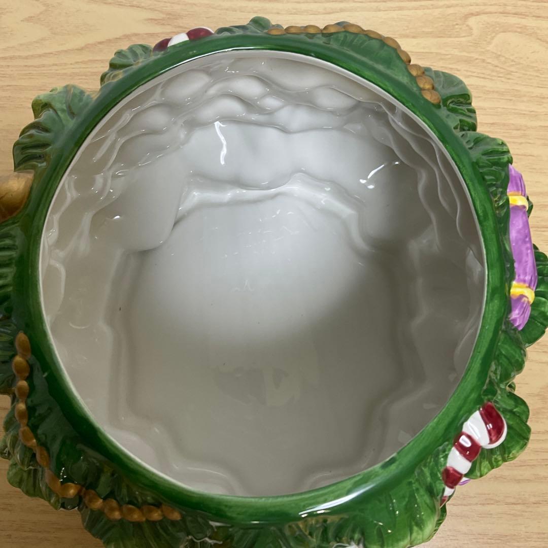 イギリス　スポード クッキー ジャー クリスマスツリー