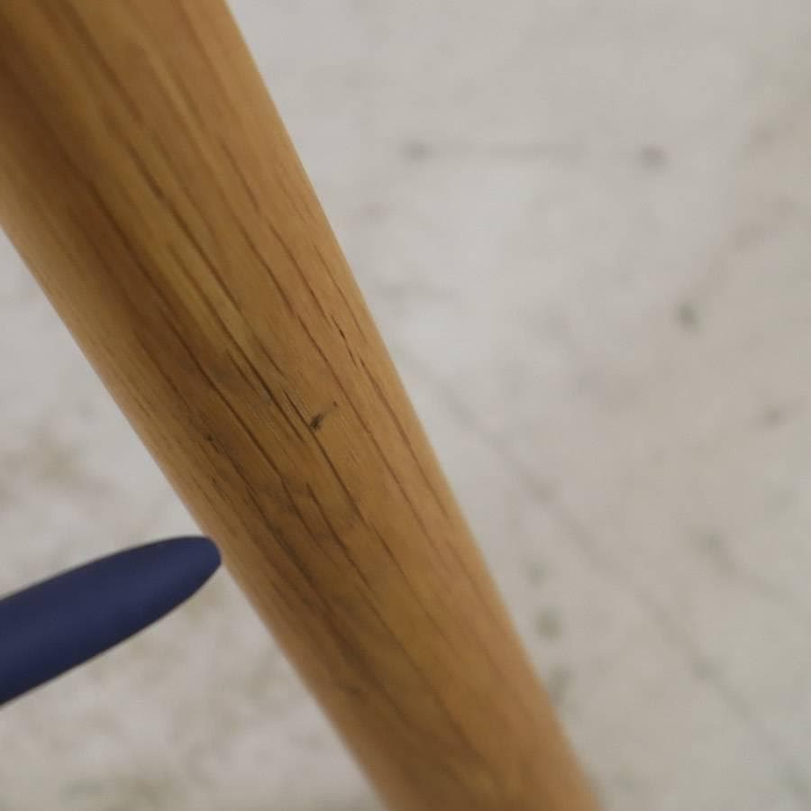 2の1 イデー スティルト ダイニングチェア 肘無し グレー オーク材 北欧風