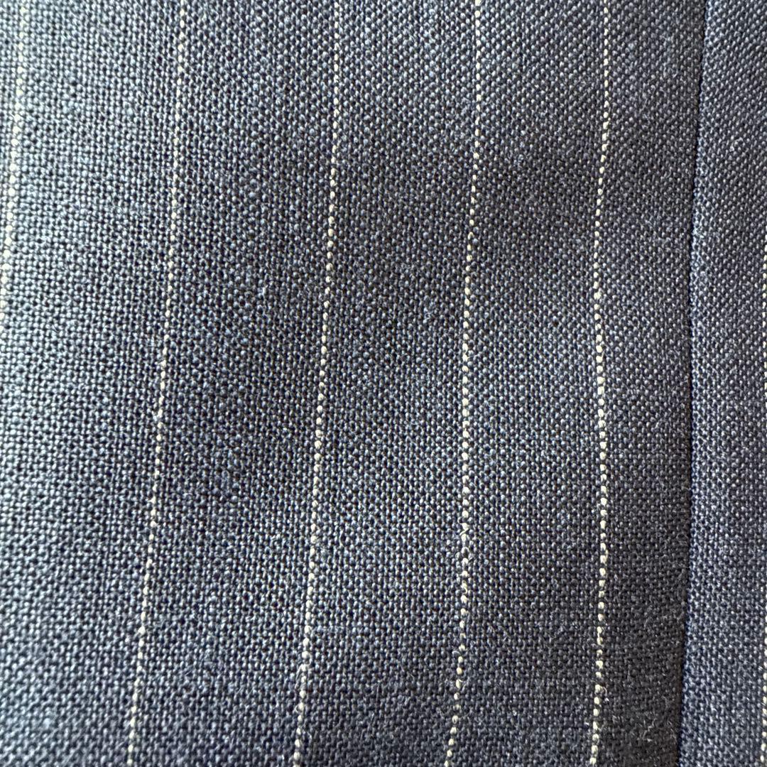 ラルディーニネイビーストライプスーツ美品52