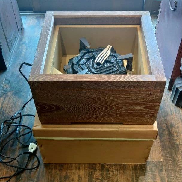 電熱式炉壇　置き炉　茶道具　お稽古道具　ミ10