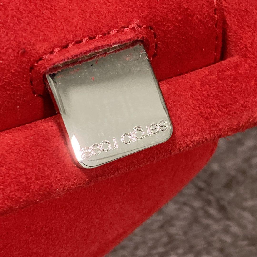 【美品】セルジオロッシ sr MILANO MIA フラットシューズ 36 赤