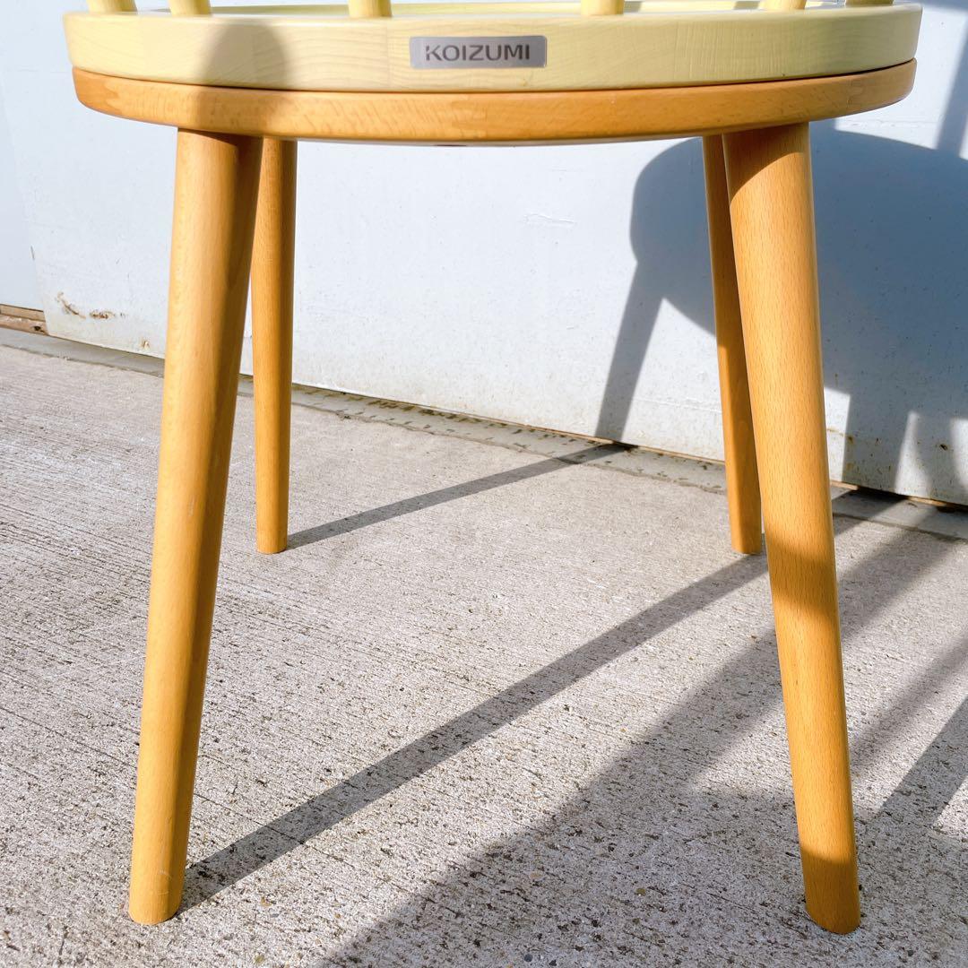 コイズミ 小泉産業 ウィンザーチェア ダイニングチェア アンティーク 2脚セット