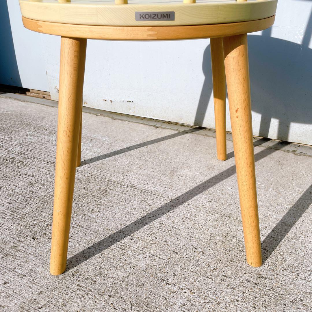 コイズミ 小泉産業 ウィンザーチェア ダイニングチェア アンティーク 2脚セット