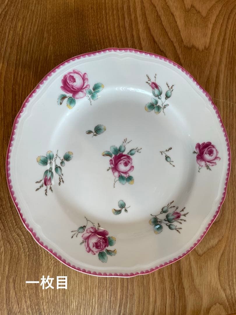 アンティークローズ　リチャードジノリ　プレート　6枚セット　19センチ　デザート