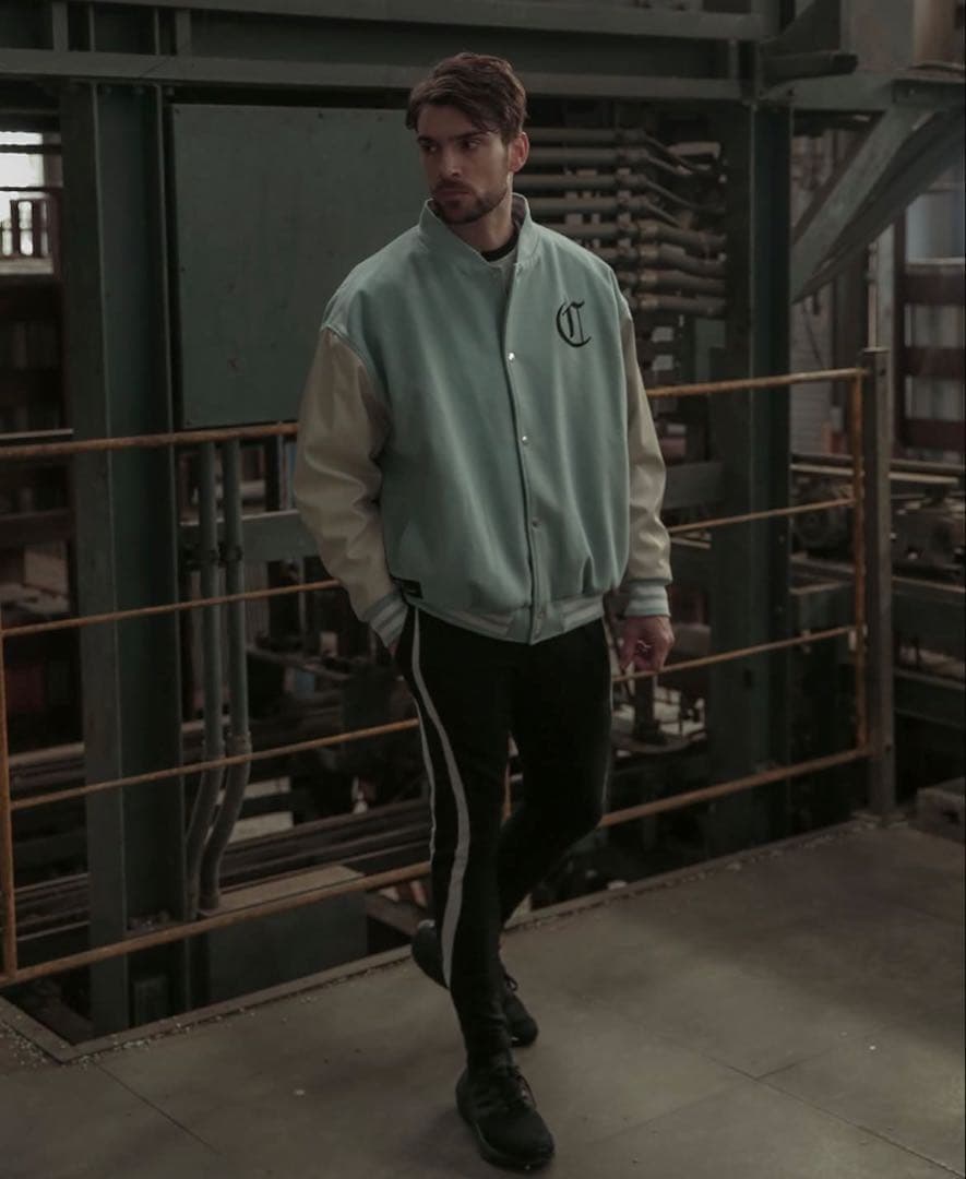 CRONOS クロノス　スタジャン　水色