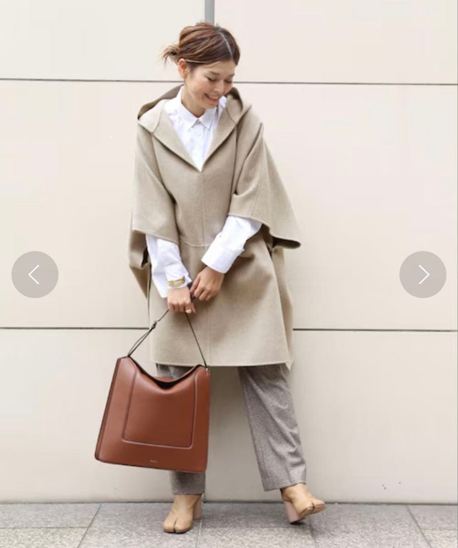 ドゥーズィーエムクラス　ポンチョ　美品