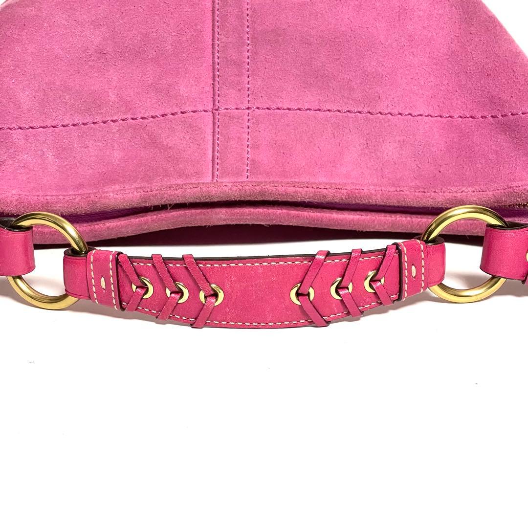 バッグ Coach Soho Shoulder Bag Suede Leather