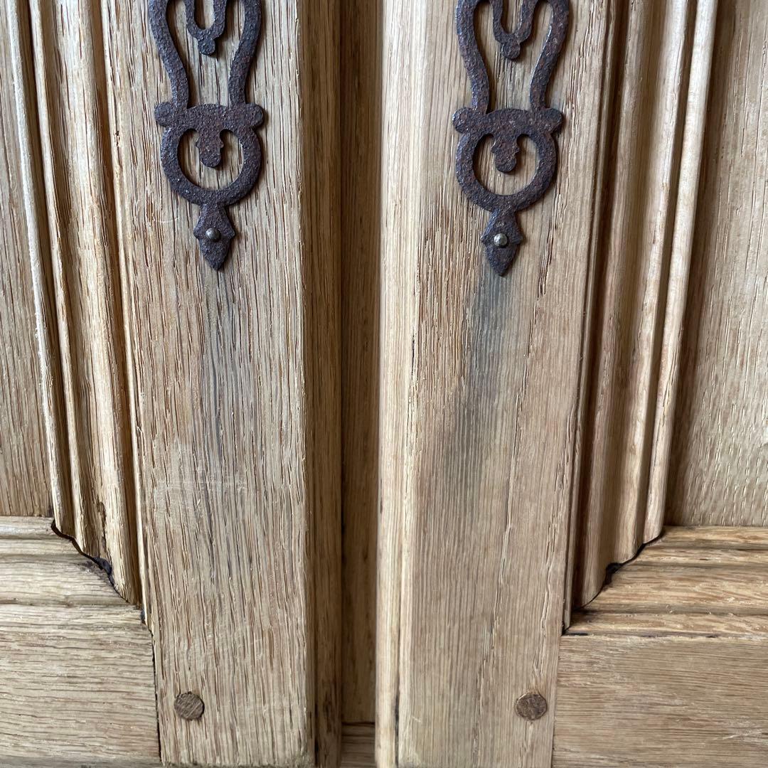 ビンテージ ドロワーコンソールキャビネット 剥離