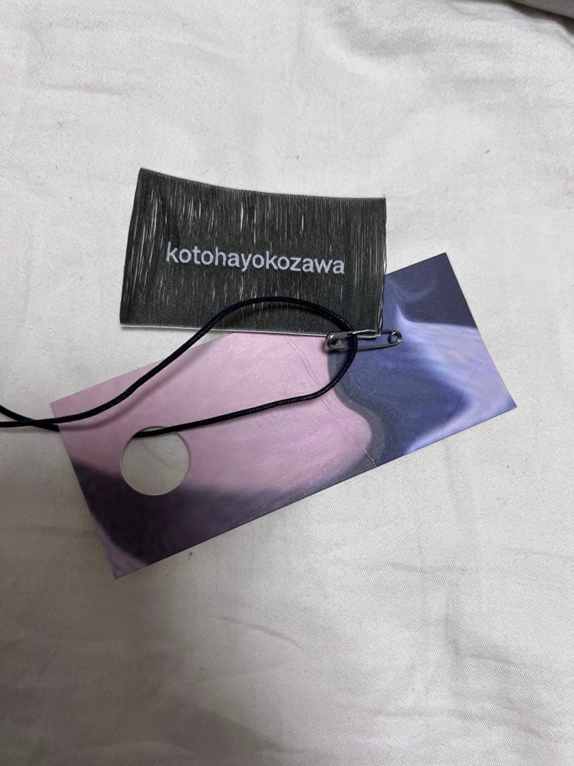 【完売】kotohayokozawa リバーシブルロングスウェット ホワイト