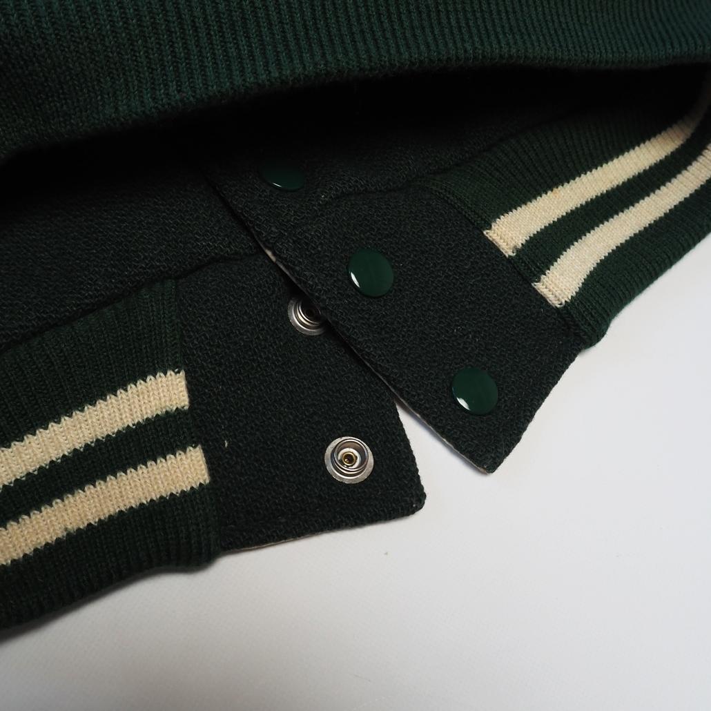 WAREHOUSE Bodies 両面刺繍 襟付きスタジャン ショート丈 短丈