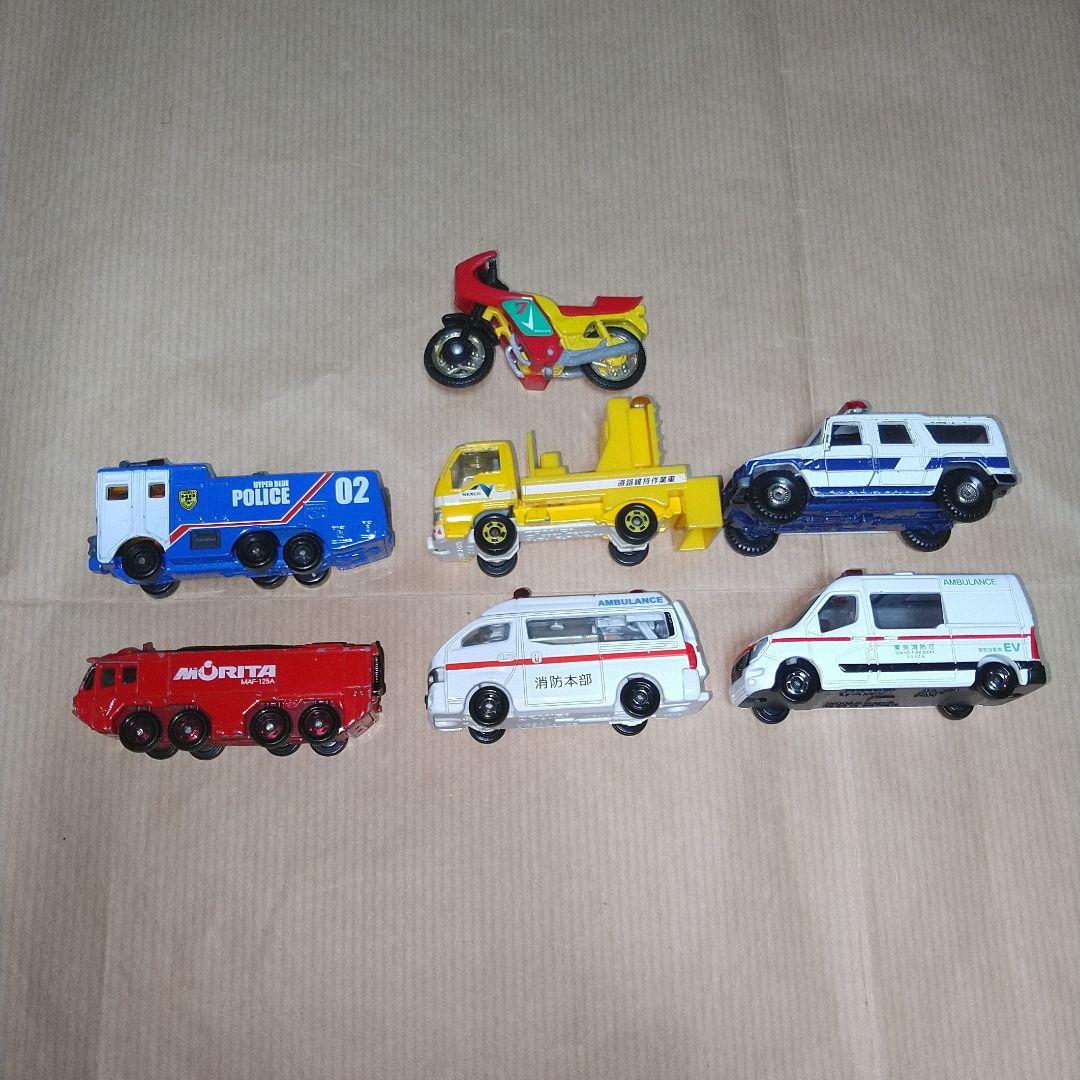 警察 消防 救急 緊急車両 372台 トミカ ジャンク品 絶版 廃盤 限定 レア