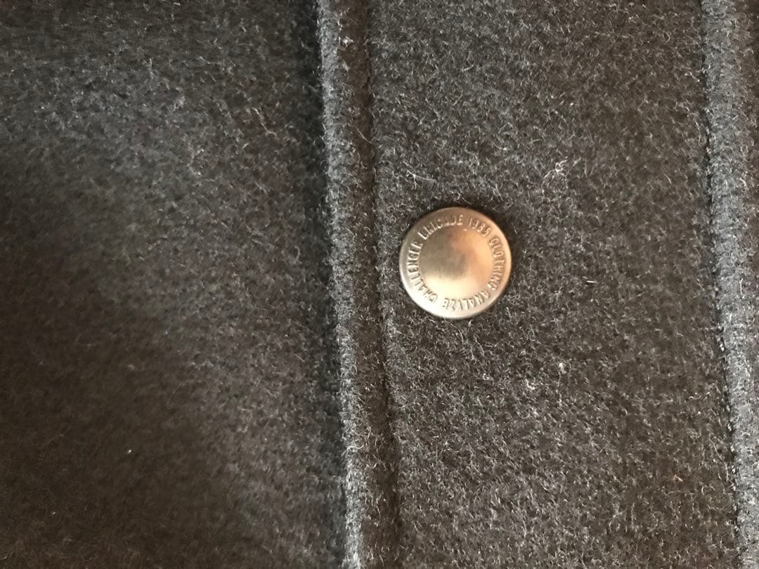 チャレンジャー　CHALLENGER ウールスタジャン　刺繍　ブラック　黒