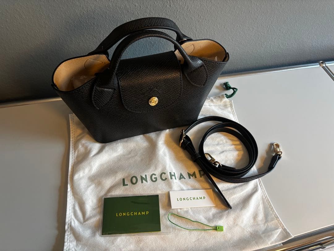 新品ロンシャンLONGCHAMP ÉPUREエピュレ テクスチャードレザーバッグ