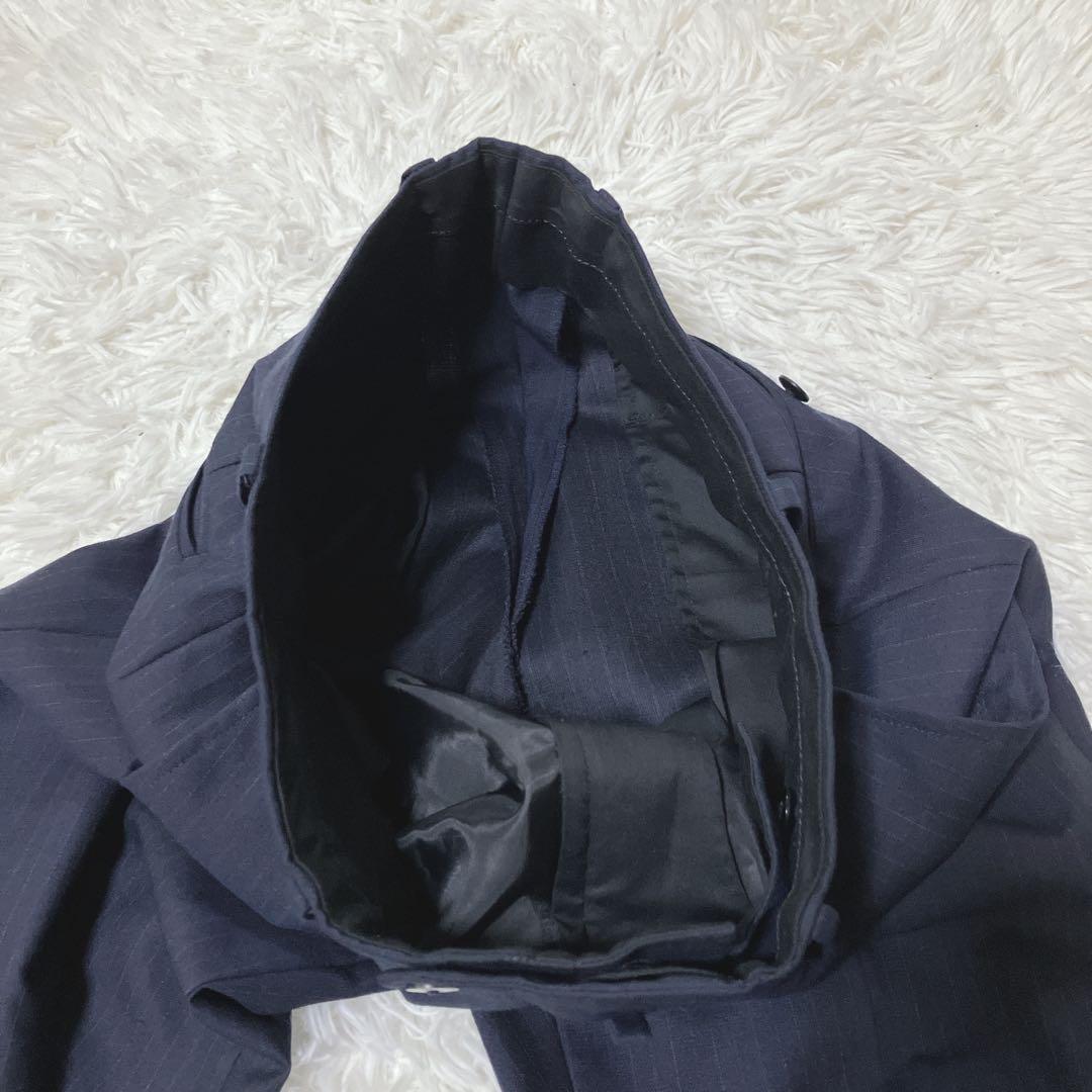 【美品】ONLY オンリー　3ピース　セットアップ　スーツ　ネイビー　ウール