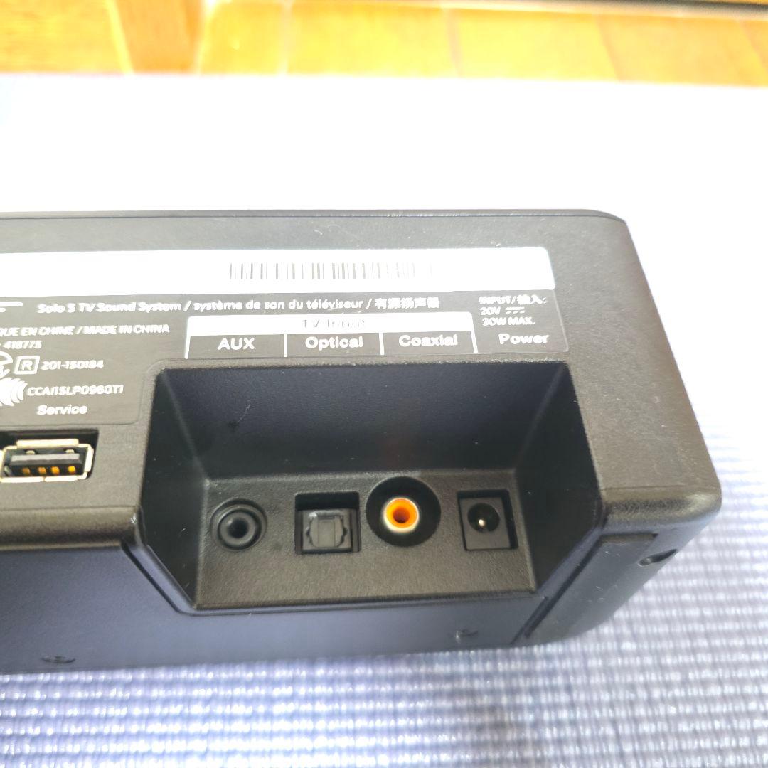 【299】Bose スピーカー　solo５　TVサウンドシステム　➀