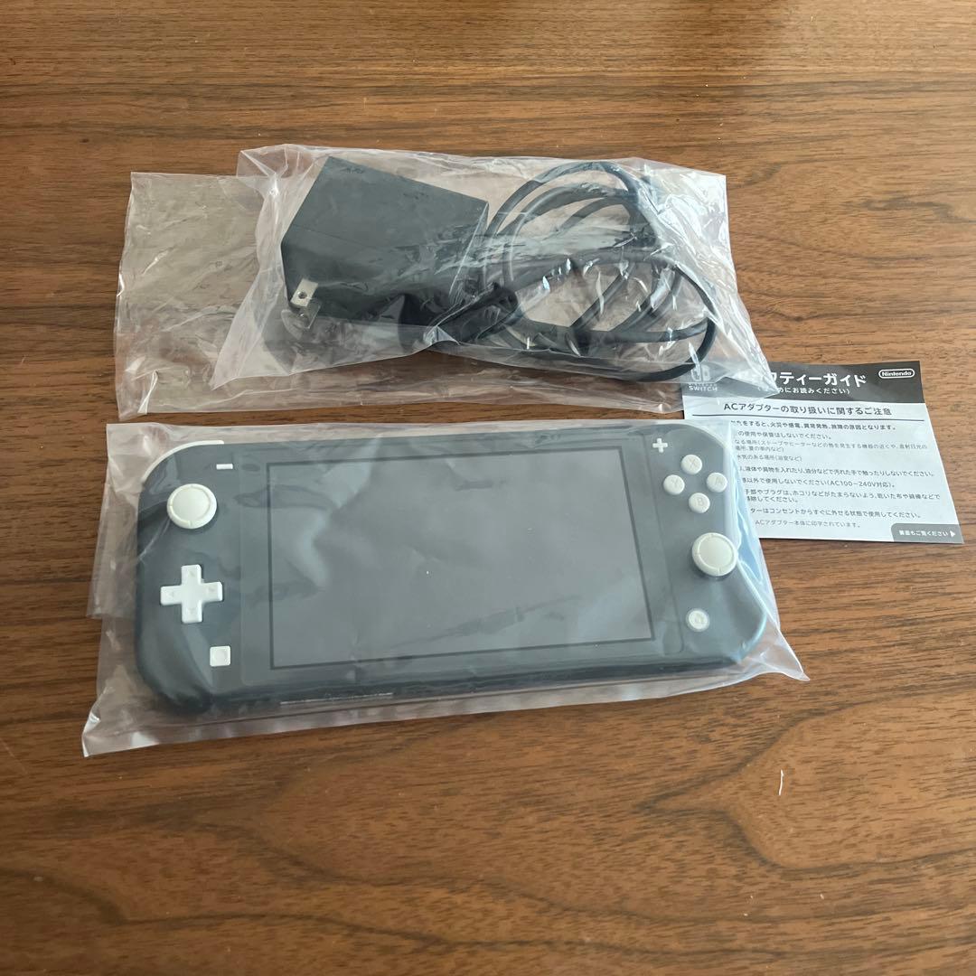 【美品箱付】Nintendo Switch Lite グレー