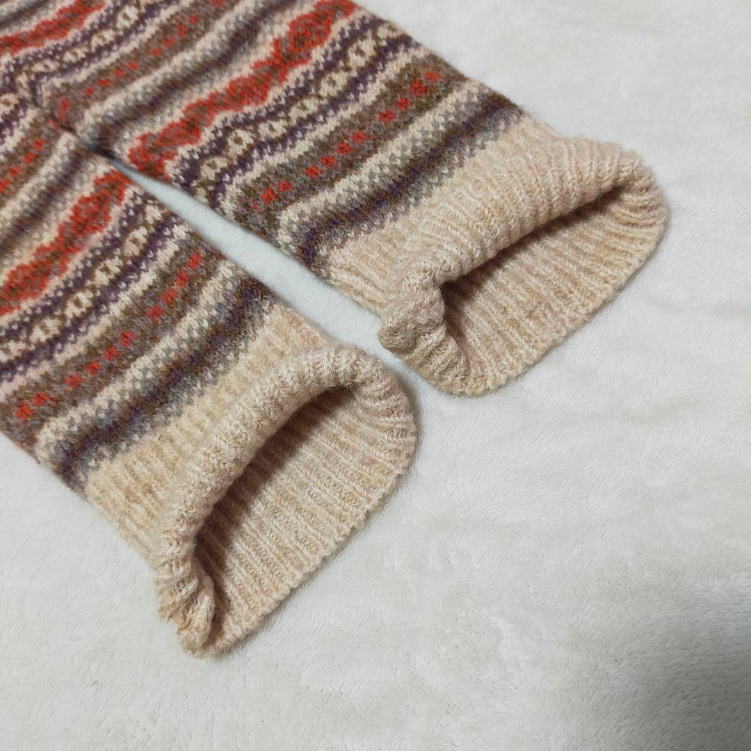 美品アイルランド製　INISMEAIN　カシミヤアルパカ　フェアアイル柄　ニット