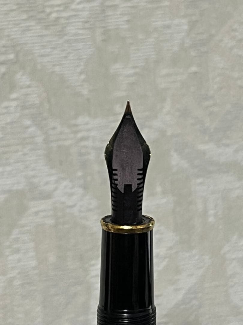 14K #3776 PLATINUM センチュリー 万年筆 極細