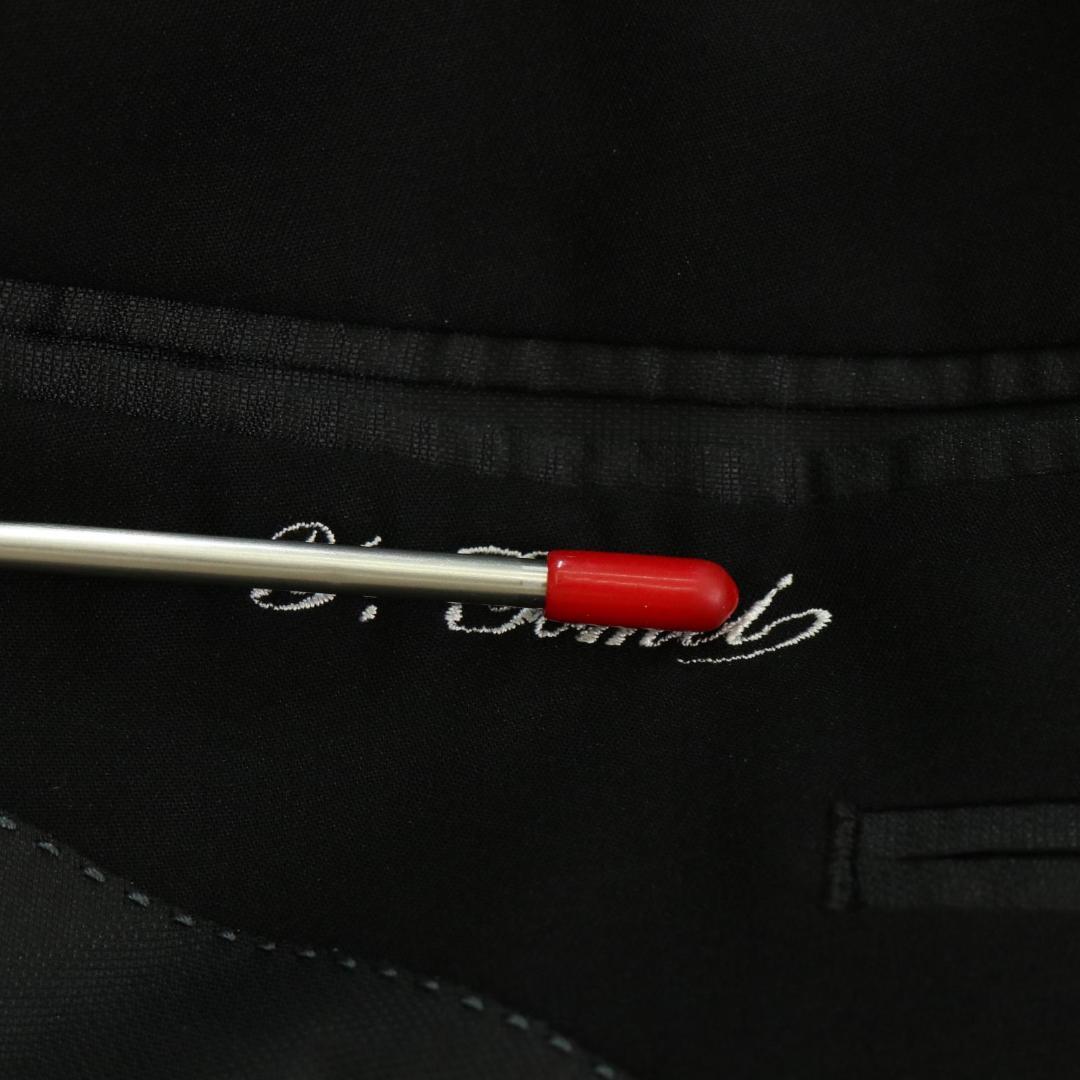 Vintage セットアップ　ダブル　スーツ　ブラック　成人式