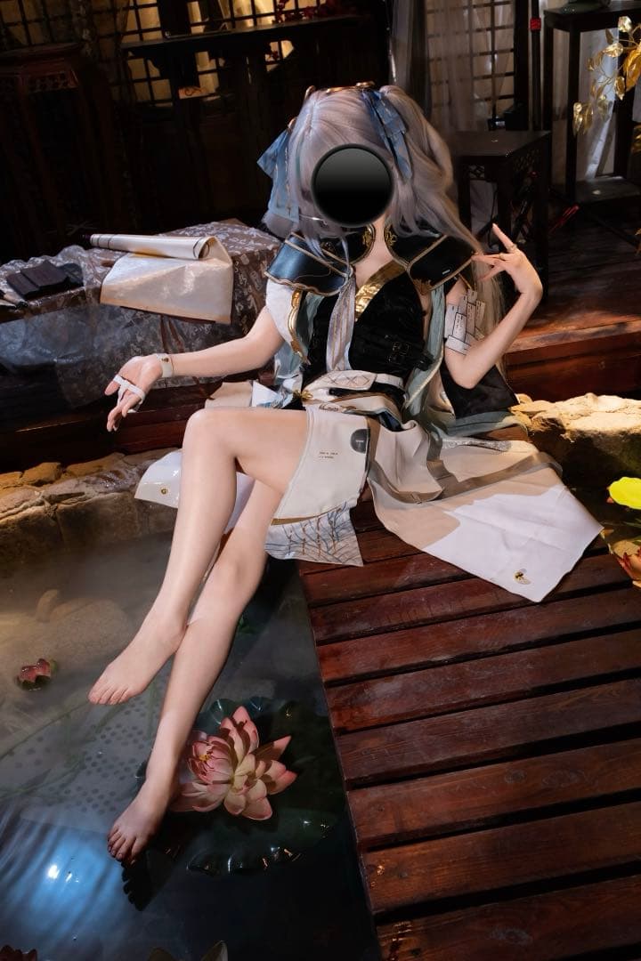 【即発送】鳴潮 今汐 コスプレ衣装 フルセット S ウィッグ靴