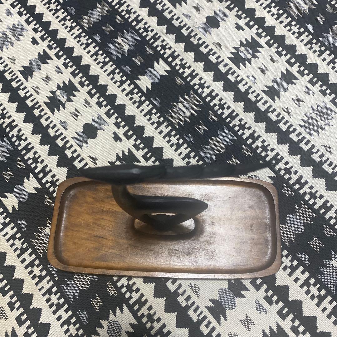 南部鉄器 鹿のトレイ 馬場忠寛 70年代 ヴィンテージ フォークアート