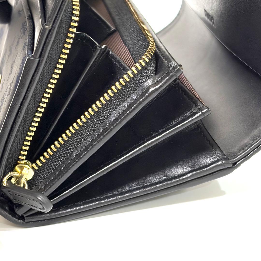 【未使用】russet ラシット 長財布 モノグラム ネイビー