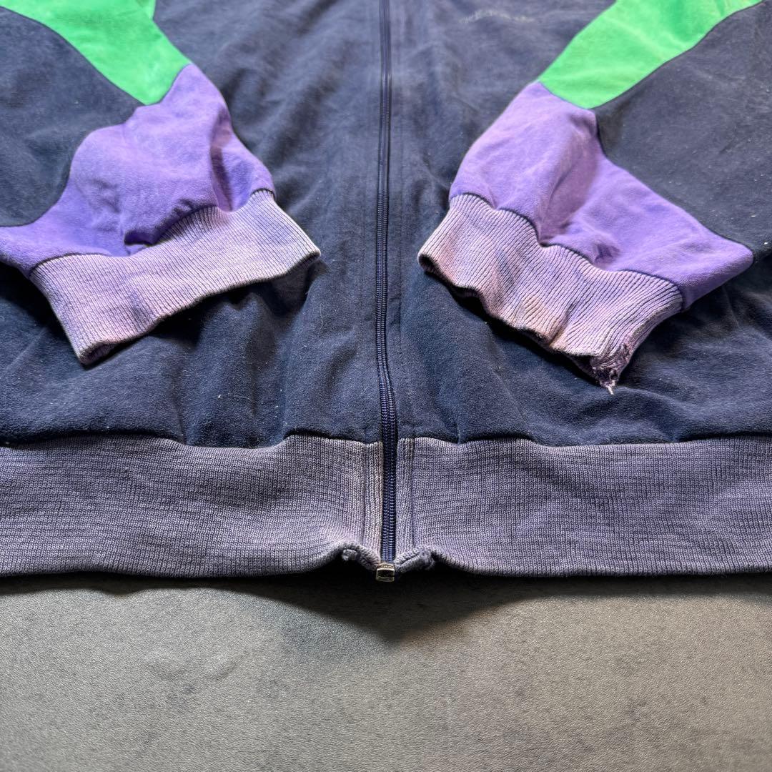80s adidas Ventex製 ベロア トラックジャケット ジャージ 古着