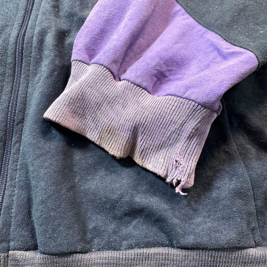 80s adidas Ventex製 ベロア トラックジャケット ジャージ 古着