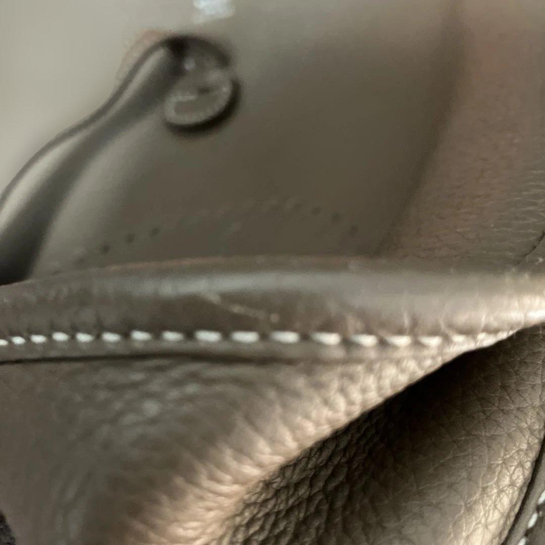 りす　エルメス　エブリン　3P M 美品　あんしん鑑定合格品　エトゥープ