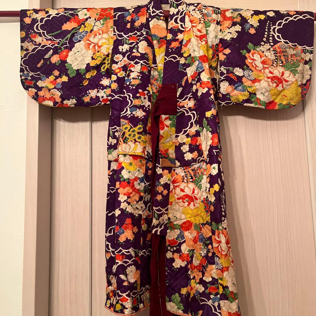 大正ロマン　アンティーク　七五三用着物