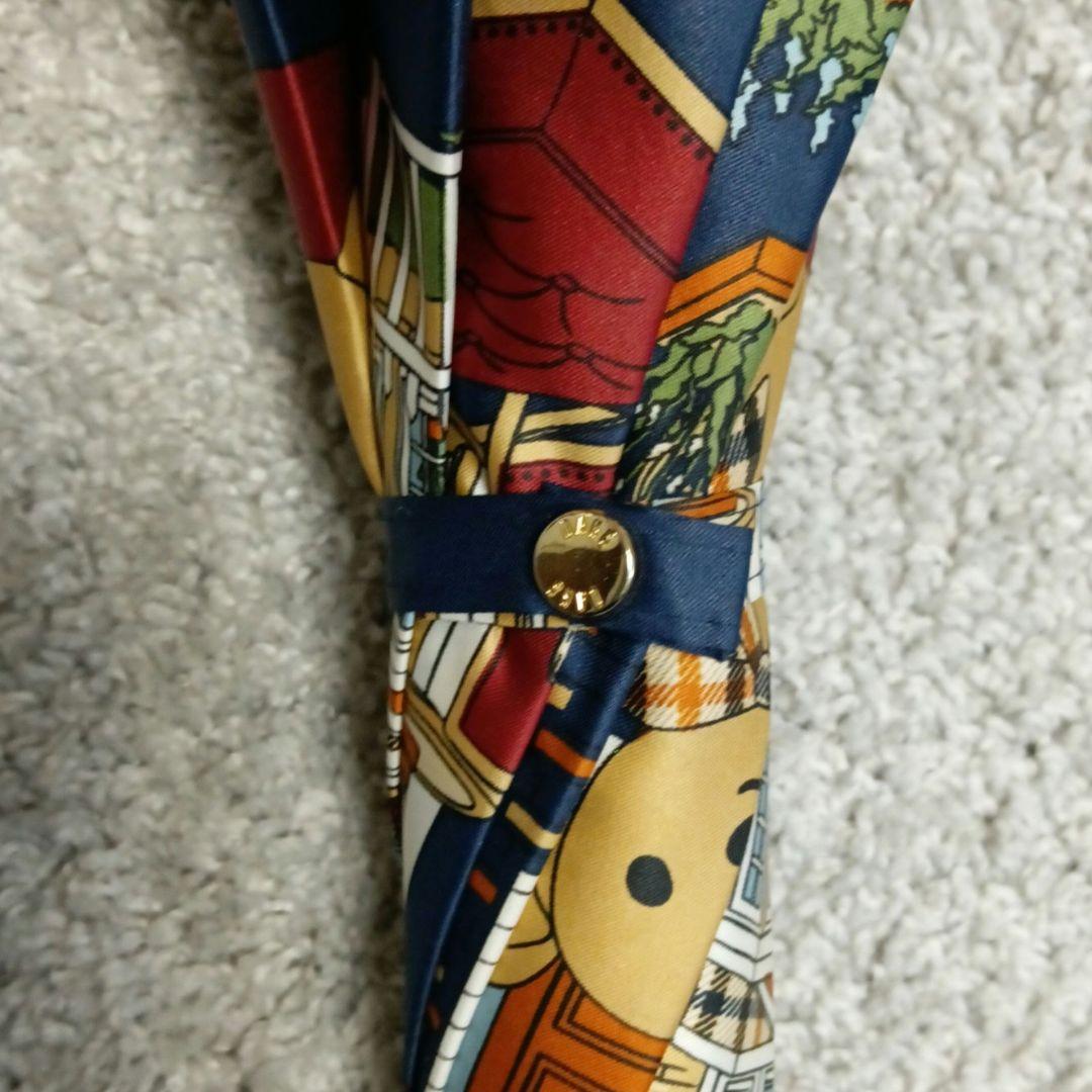 【極美品】DAKS　ダックス　雨傘　テディベア　ネイビー