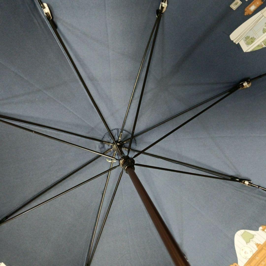 【極美品】DAKS　ダックス　雨傘　テディベア　ネイビー