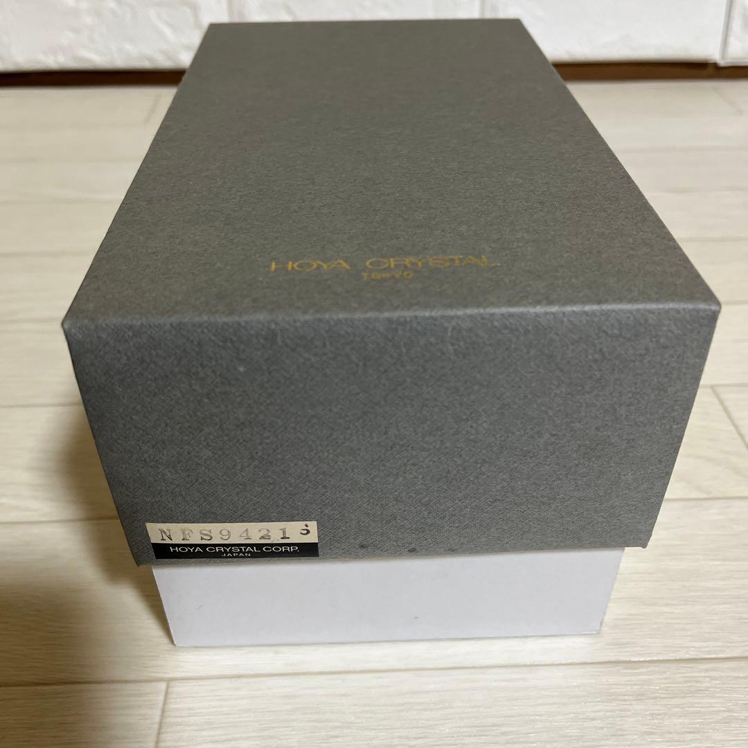 HOYACRYSTAL クリスタル花瓶　クリスタル　花瓶　フラワーベース　切り子