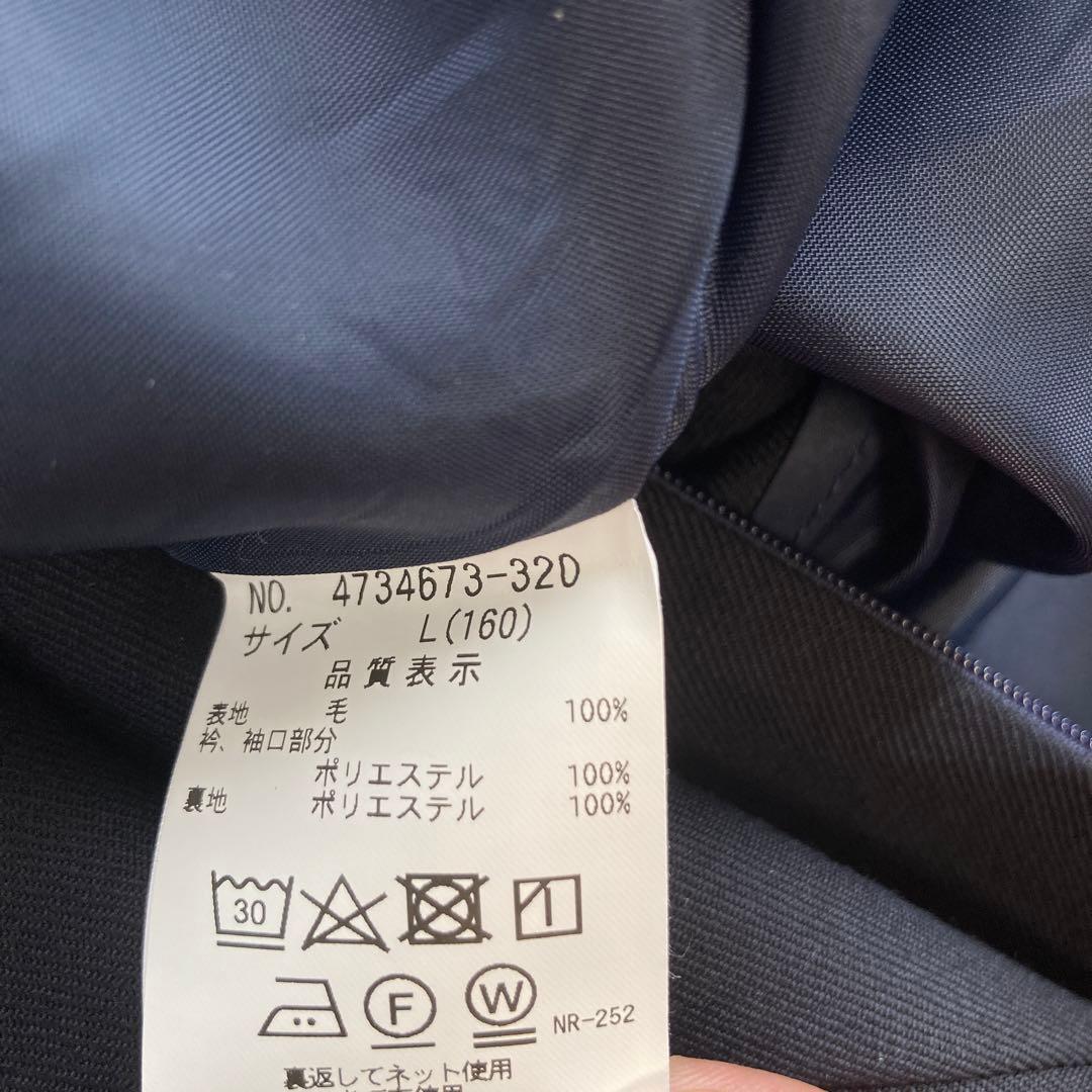 未使用級　ポンポネットジュニア　160 ワンピース　ジャケット　卒服　襟　受験