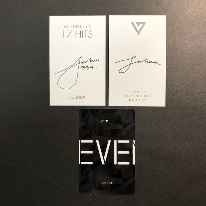 SEVENTEEN セブチ　ジョシュア　ジス　トレカ　セット