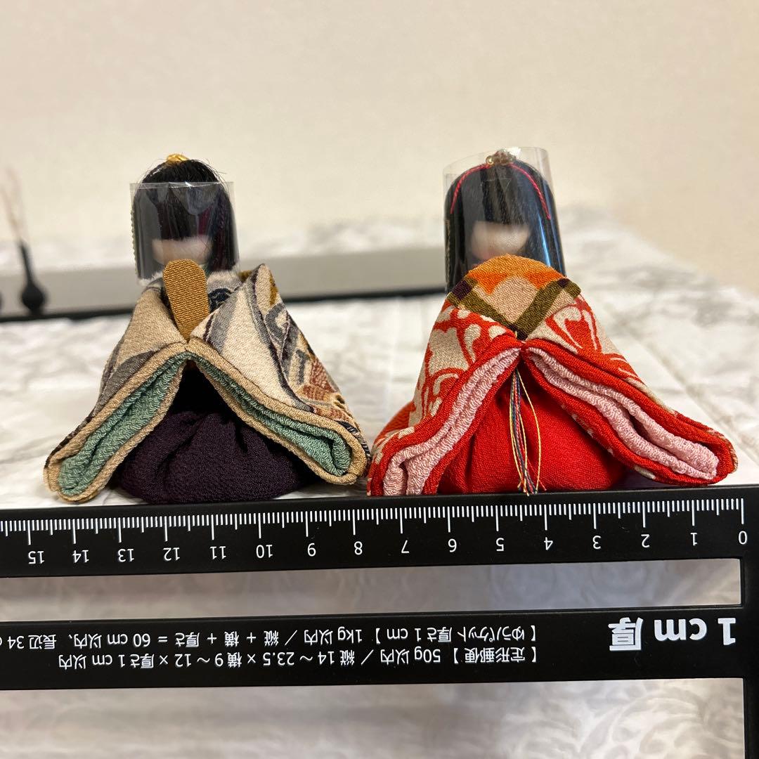 お雛様（小さな雛人形）　古布　雛祭り　節句