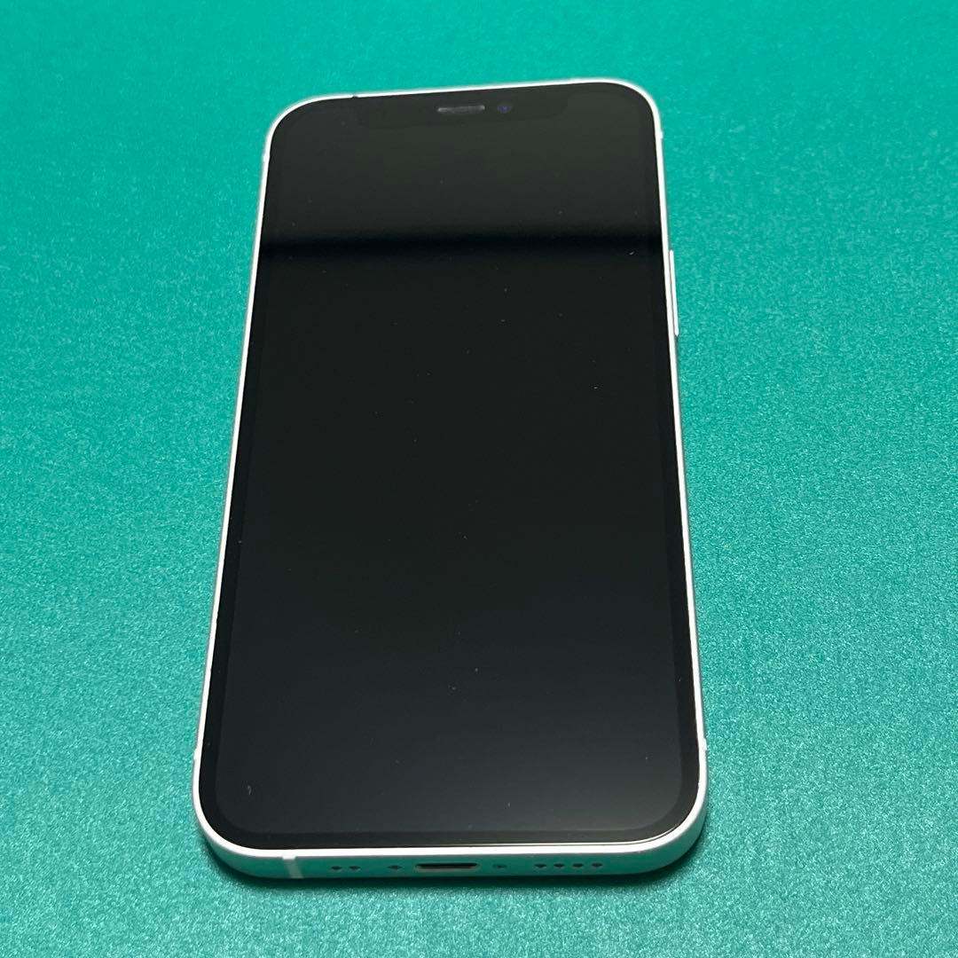 【美品】iPhone 12 mini ホワイト 64GB バテリ100% 16
