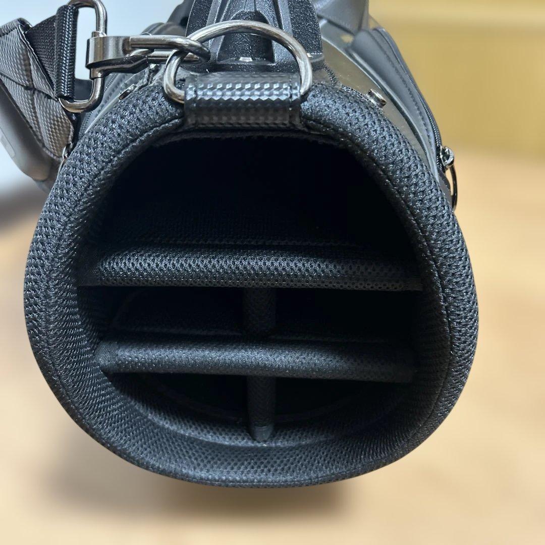 ぼ*ー様 ピンキャディバッグ　ブラック【良品】