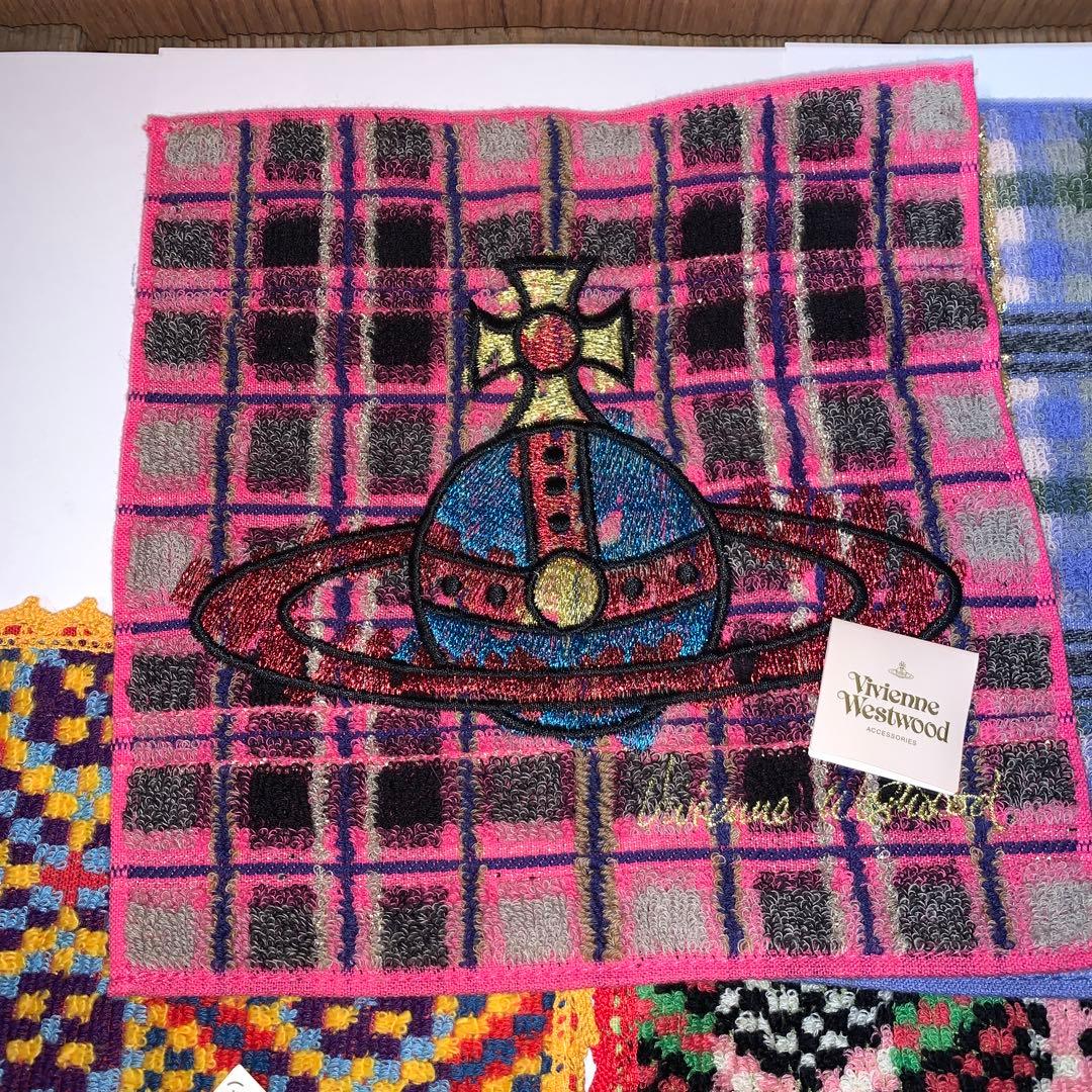 GUM！保管品！ヴィヴィアンウエストウッド タオルハンカチ5枚セット