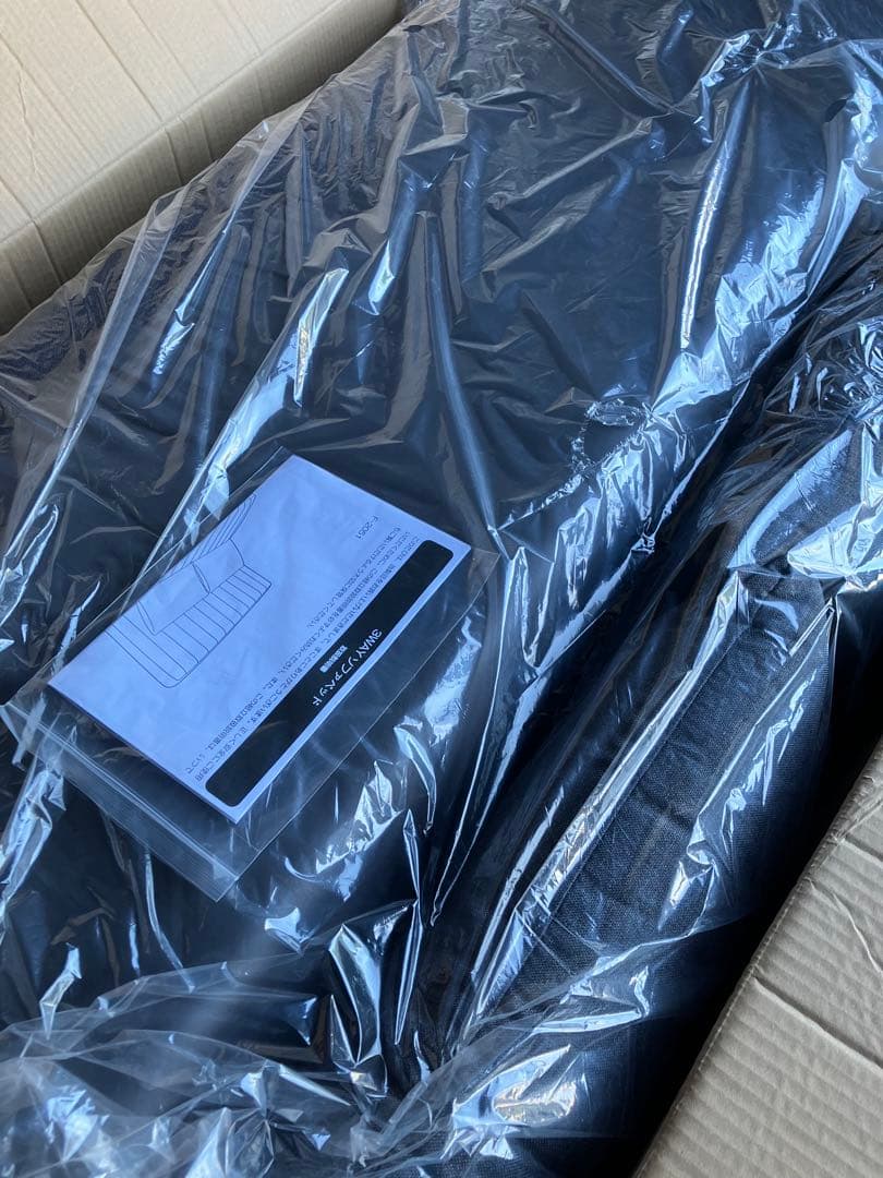 未使用訳あり　ソファベッド　２人掛け　２P　クッション２個　グレーファブリック