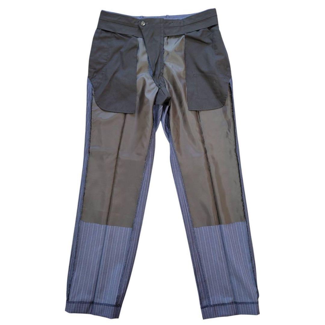 未使用品級　サイズXL ロロピアーナ　ストライプ　スーツセットアップ