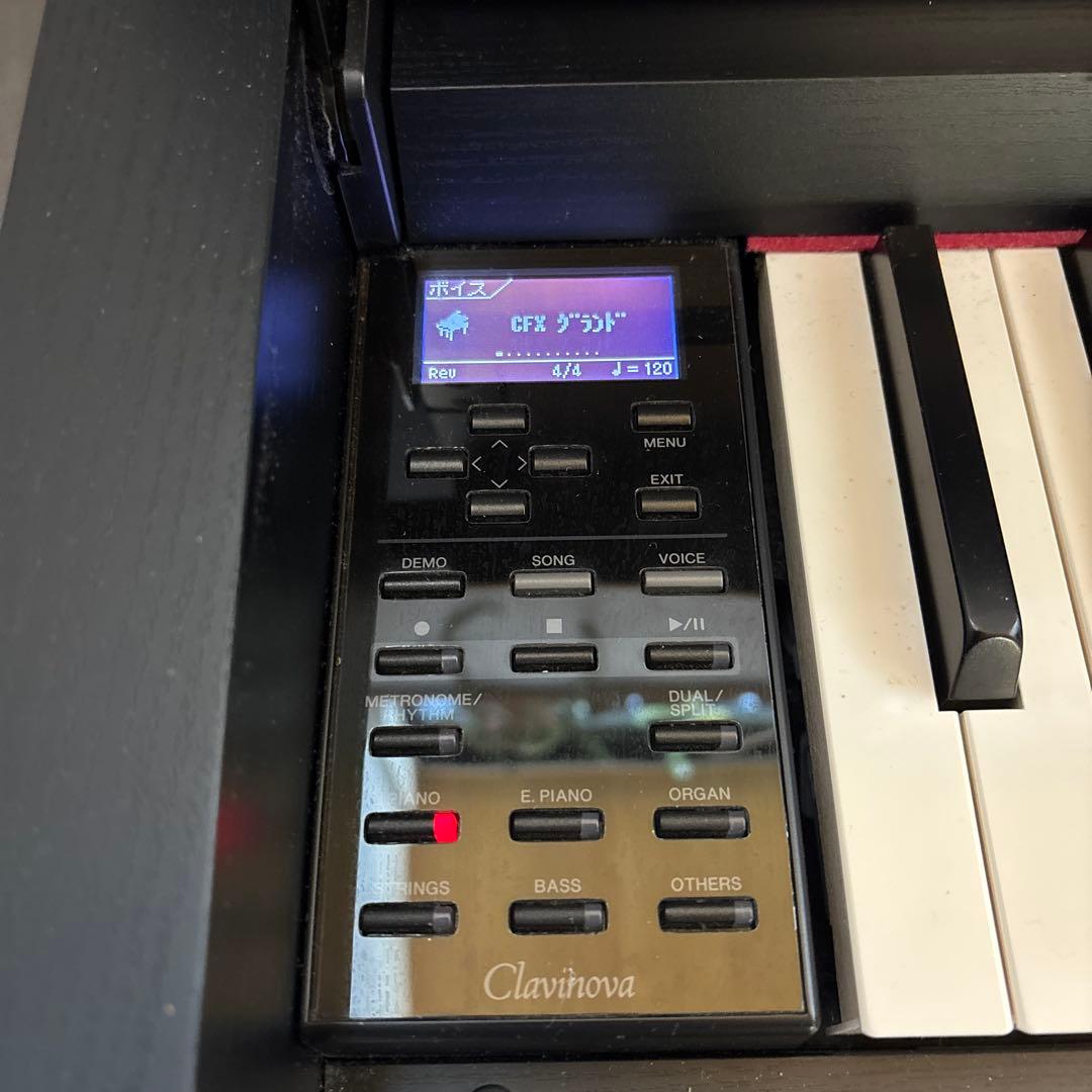 YAMAHA 電子ピアノ 黒 椅子付き