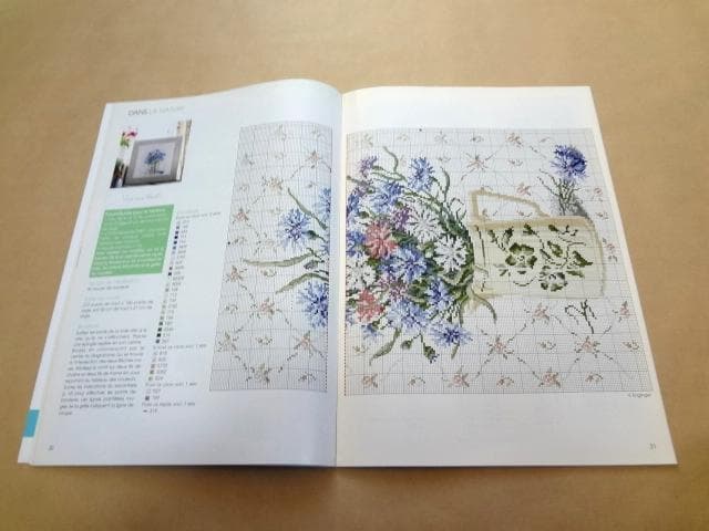 フランス クロスステッチ雑誌 De fil en aiguille 11冊セット