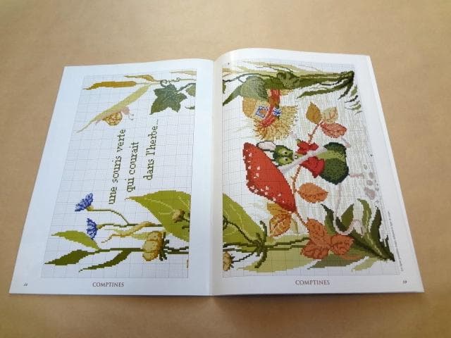 フランス クロスステッチ雑誌 De fil en aiguille 11冊セット