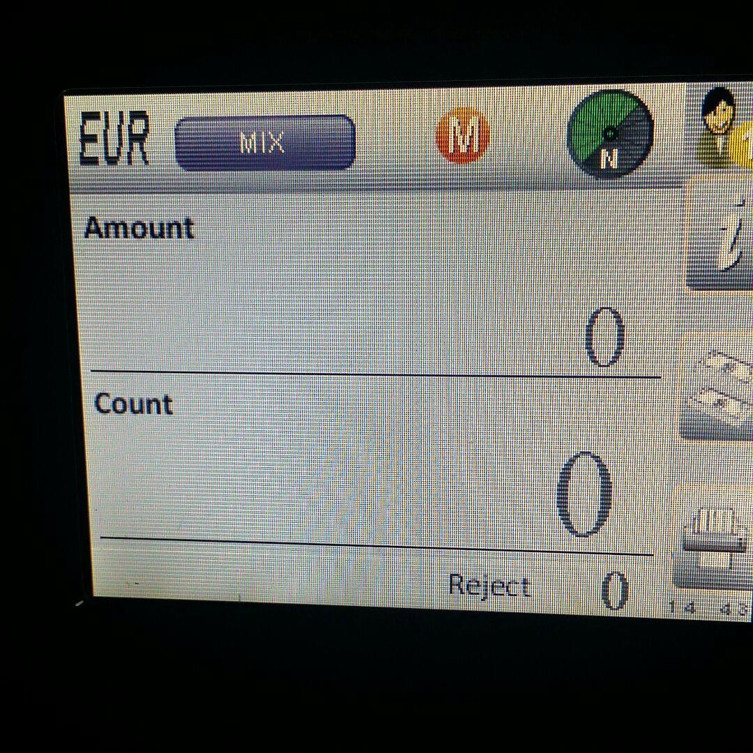 【送料込】NC-5100 米ドル、中国元、ユーロ計数機！　円の枚数の計数も可能