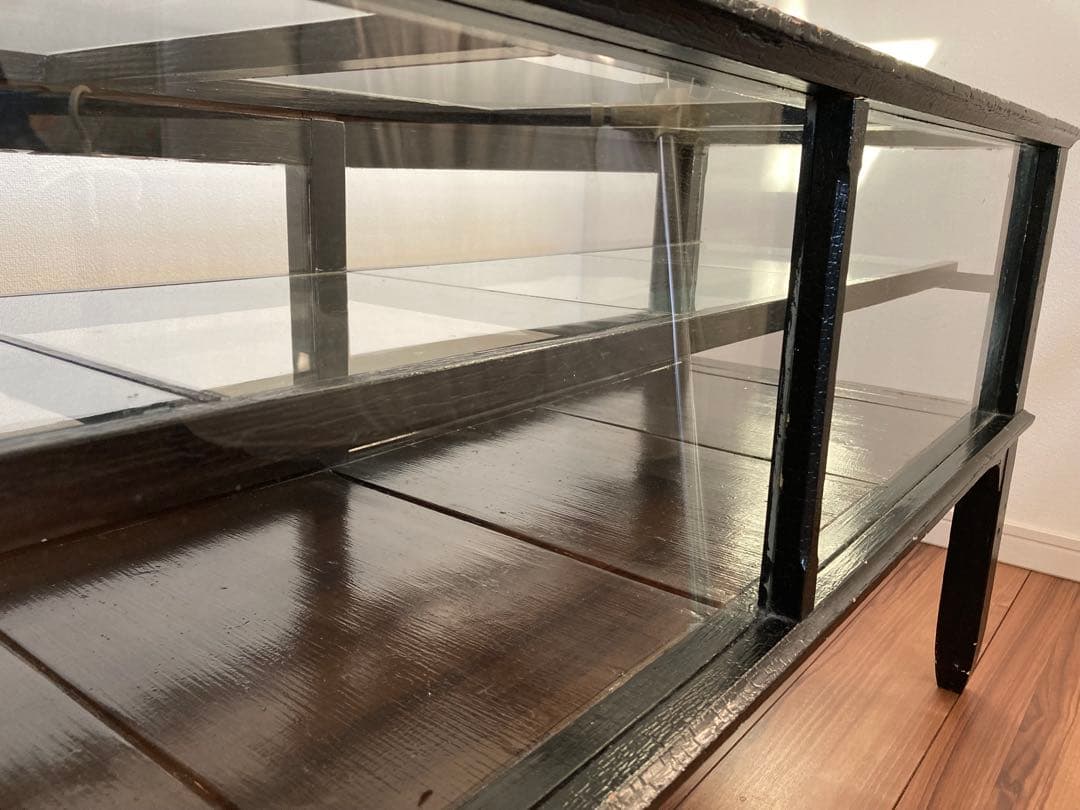 アンティークガラスショーケース