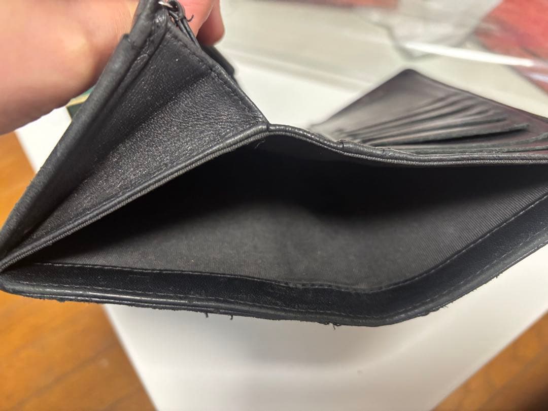 CHANEL ブラック キルティング 長財布