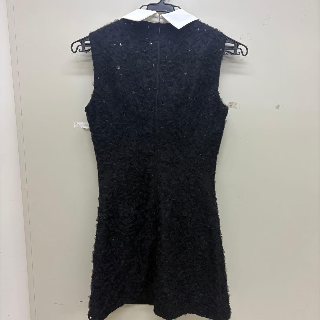 ROBE de FLEURS ブラックドレス ノースリーブ