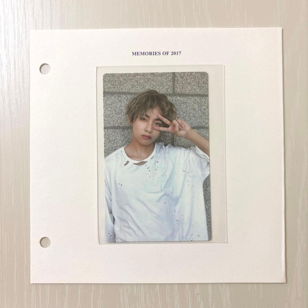 BTS MEMORIES OF 2017 Blue-ray テテ トレカ